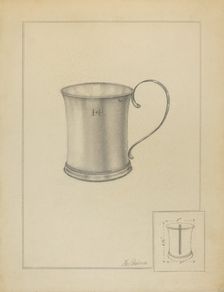 Silver Mug, c. 1936. Creator: Horace Reina