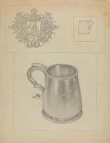 Silver Mug, c. 1936. Creator: Isidore Steinberg