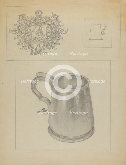 Silver Mug, c. 1936. Creator: Isidore Steinberg.