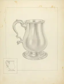 Silver Mug, c. 1936. Creator: Isidore Steinberg
