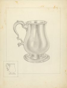 Silver Mug, c. 1936. Creator: Isidore Steinberg