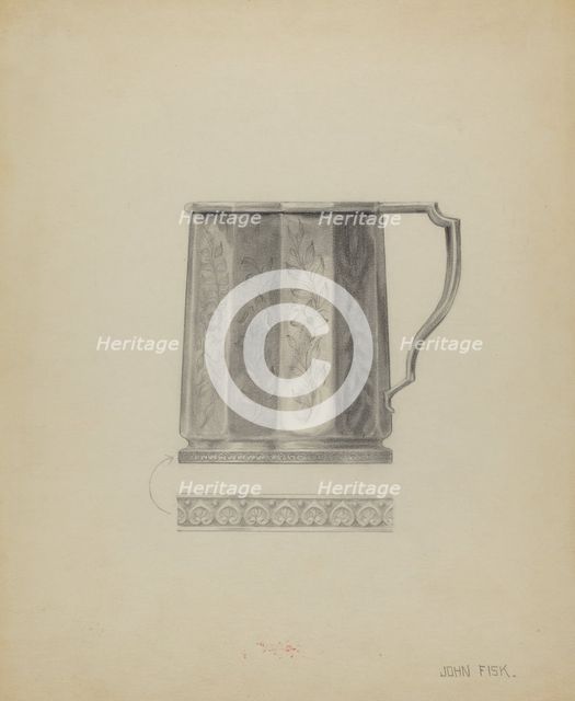Silver Mug, c. 1936. Creator: John Fisk.