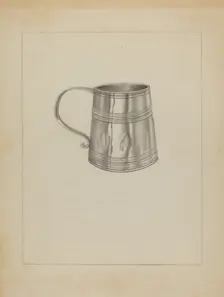 Silver Mug, c. 1936. Creator: Richard Schoene