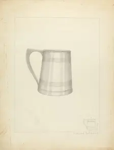 Silver Mug, c. 1936. Creator: Richard Schoene