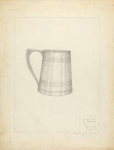 Silver Mug, c. 1936. Creator: Richard Schoene