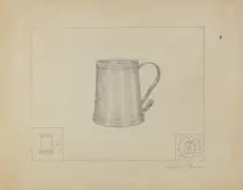 Silver Mug, c. 1937. Creator: Filippo Porreca