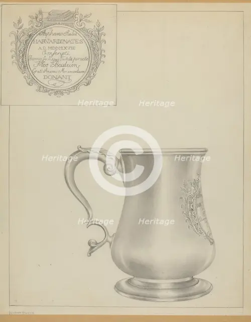 Silver Mug, c. 1937. Creator: Hester Duany.