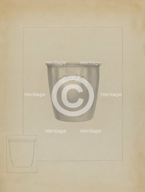 Silver Mug, c. 1937. Creator: Isidore Steinberg.