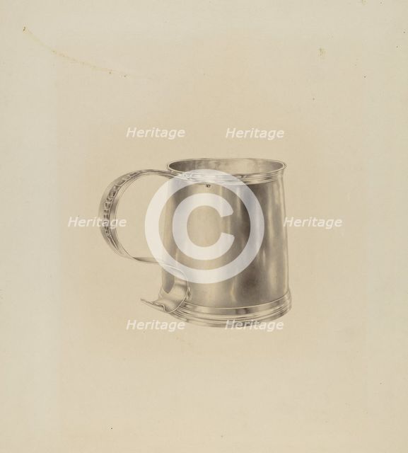 Silver Mug, c. 1938. Creator: Hester Duany.