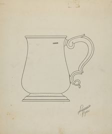 Silver Mug, c. 1938. Creator: Lawrence Flynn