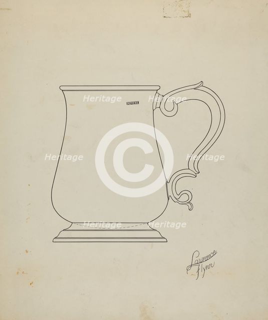 Silver Mug, c. 1938. Creator: Lawrence Flynn.
