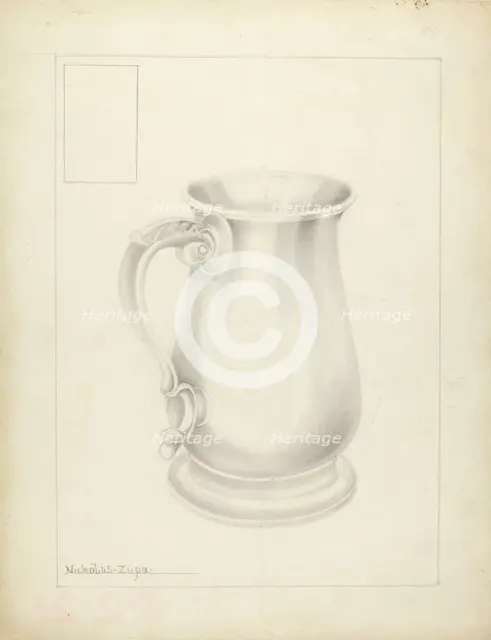 Silver Mug, c. 1938. Creator: Nicholas Zupa.