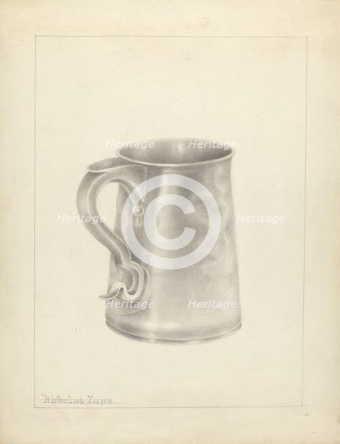 Silver Mug, c. 1938. Creator: Nicholas Zupa.