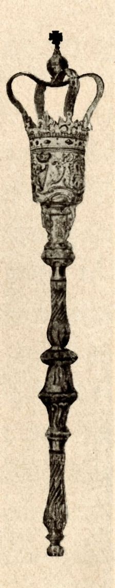Silver mace used in the Virginia House of Burgesses c1640-1770, (1937). Creator: Unknown
