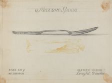 Silver Marrow Spoon, c. 1936. Creator: Alfred Nason