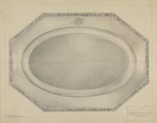Silver Meat Platter, c. 1936. Creator: Hester Duany