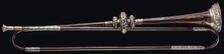 Silver-mounted trumpet, c1860. Creator: Unknown