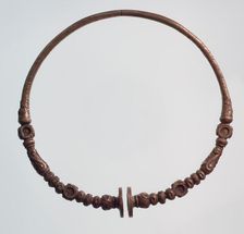 Silver Neck Ring, Celtic, 475-400 B.C. Creator: Unknown