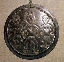 Silver and Gilt Plaque from Kama River region, USSR, 3rd century BC-8th century