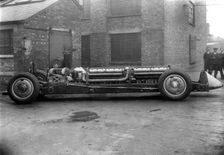 Silver Bullett chassis at Wolverhampton factory 1930. Creator: Unknown