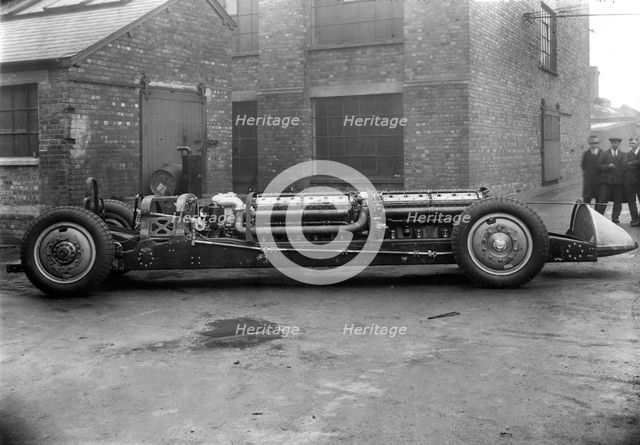 Silver Bullett chassis at Wolverhampton factory 1930. Creator: Unknown.