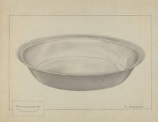Silver Basin, c. 1936. Creator: Vincent Carano