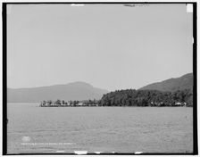 Silver Bay Hotel and grounds, Lake George, N.Y., c1906. Creator: Unknown