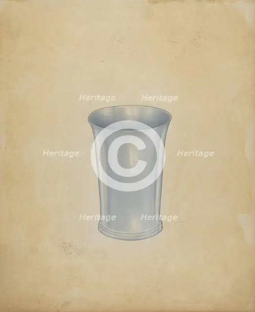 Silver Beaker, 1935/1942. Creator: Harry Goodman.