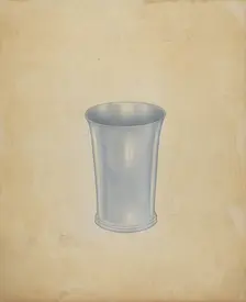 Silver Beaker, 1935/1942. Creator: Harry Goodman