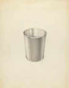 Silver Beaker, 1935/1942. Creator: Hester Duany