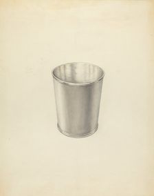Silver Beaker, 1935/1942. Creator: Hester Duany