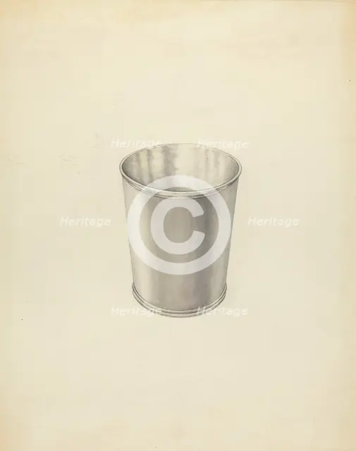Silver Beaker, 1935/1942. Creator: Hester Duany.