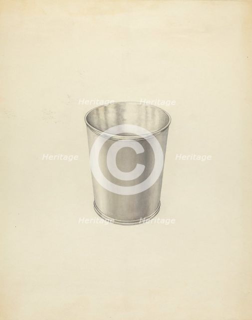 Silver Beaker, 1935/1942. Creator: Hester Duany.
