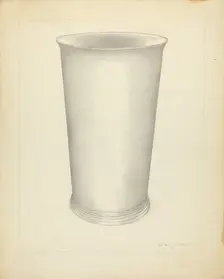 Silver Beaker, 1935/1942. Creator: Karl Joubert