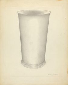 Silver Beaker, 1935/1942. Creator: Karl Joubert
