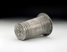 Silver beaker with incised decoration, 5th century BC
