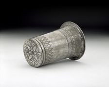 Silver beaker with incised decoration, 5th century BC