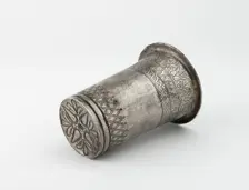 Silver beaker with incised decoration, 5th century BC