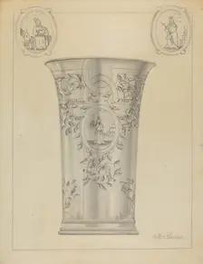 Silver Beaker, c. 1936. Creator: Horace Reina