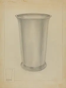 Silver Beaker, c. 1936. Creator: Isidore Steinberg