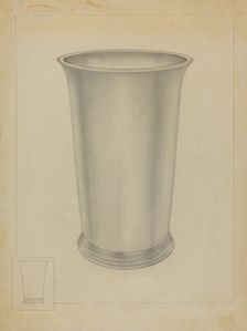 Silver Beaker, c. 1936. Creator: Isidore Steinberg