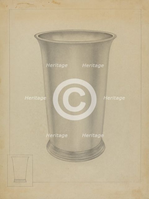 Silver Beaker, c. 1936. Creator: Isidore Steinberg.
