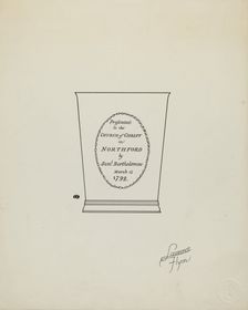 Silver Beaker, c. 1936. Creator: Lawrence Flynn