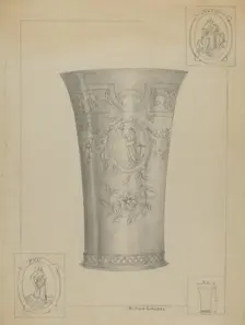 Silver Beaker, c. 1936. Creator: Richard Schoene