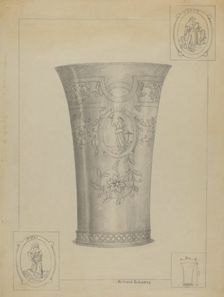 Silver Beaker, c. 1936. Creator: Richard Schoene