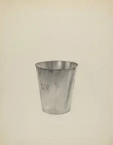 Silver Beaker, c. 1938. Creator: Helen Blumenstiel