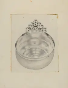 Silver Bowl, 1935/1942. Creator: Amelia Tuccio
