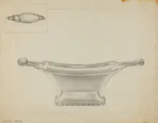 Silver Bowl, 1935/1942. Creator: Hester Duany