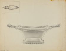 Silver Bowl, 1935/1942. Creator: Hester Duany