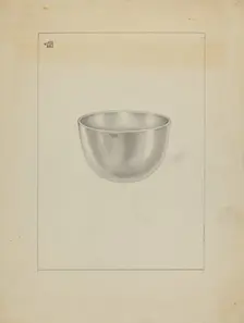 Silver Bowl, 1935/1942. Creator: Michael Fenga